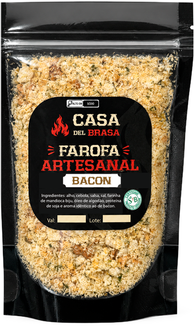 Farofa artesanal de bacon